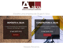Tablet Screenshot of depositoasilva.com.br